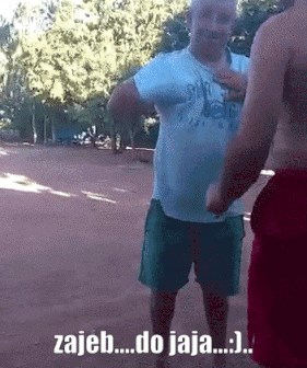 zajeb....do jaja...:)...