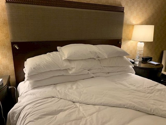 "Žena je tražila viška jastuk u hotelu. Dobila je ovu planinu jastuka"