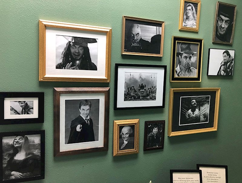 17. Zid kupaone posvećen je Mr. Beanu