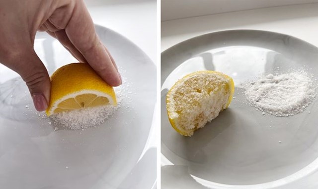 Kako bi izrezani limun ostao svjež, uvaljajte ga u sol i stavite u hladnjak.