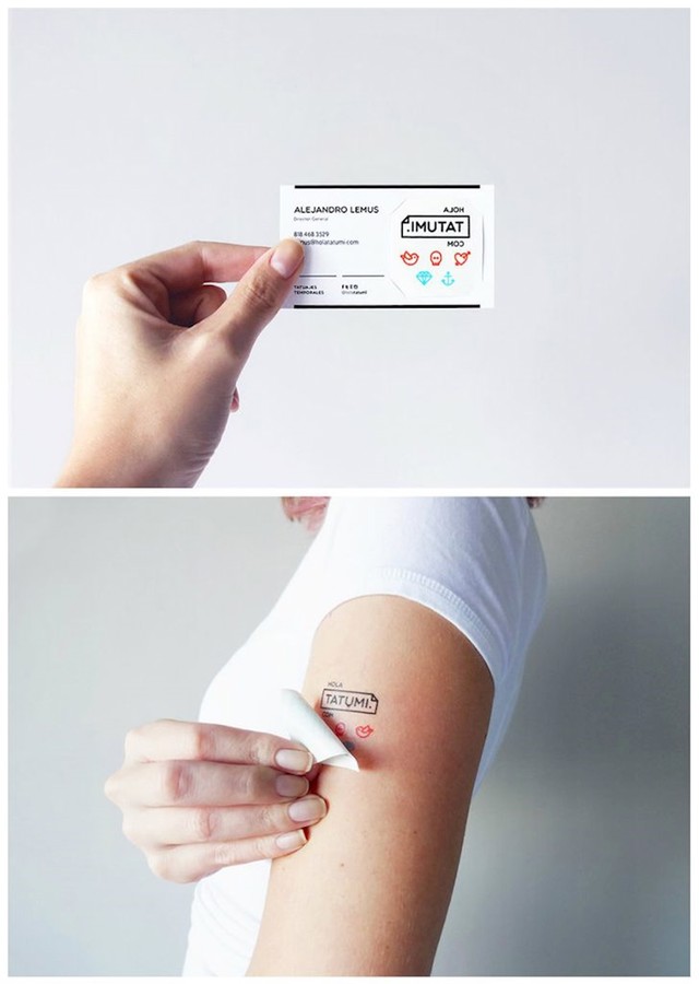 Tattoo majstor je za svoju vizitku odabrao privremenu tetovažu