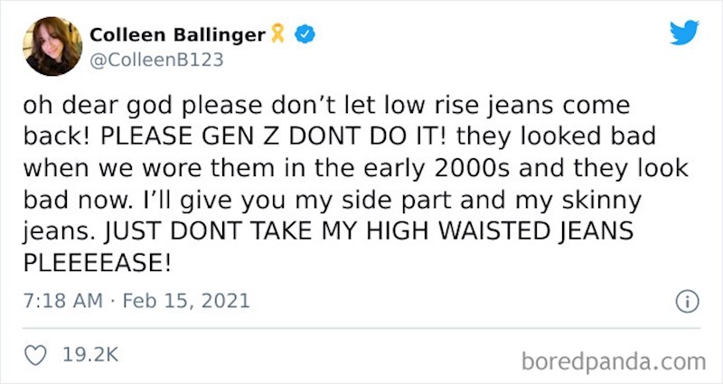 Hoćemo peticiju da se više nikad ne ponove hlače niskog struka! Odmah!!!