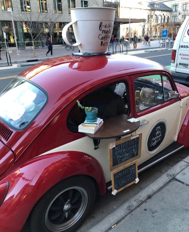 Tip prodaje kave iz auta!