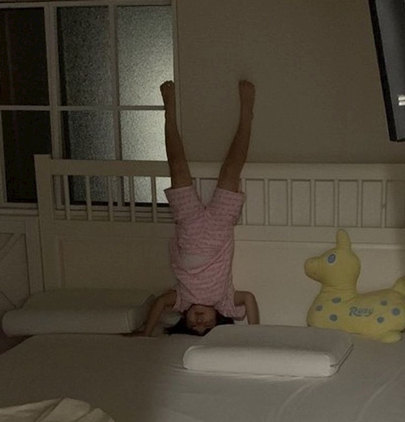 "Išla sam provjeriti spava li. Našla sam ovo"