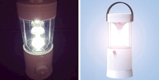 Lampa koja se pokreće pomoću slane vode