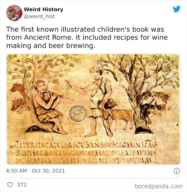 Ilustrirana dječja knjiga iz antičkog Rima sadržavala je u sebi proces proizvodnje vina i piva!