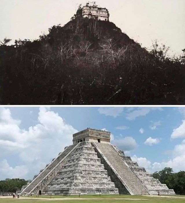 Chichen Itza prije i nakon otkrića