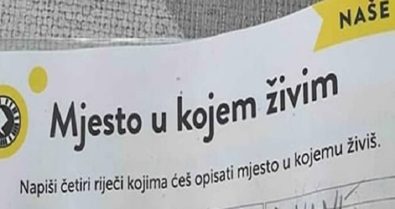 Učenik iz Ploča postao je hit na društvenim mrežama zbog riječi kojom je opisao svoj grad, plačemo!