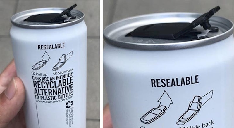 Limenka koju je moguće zatvoriti i ponovno koristiti