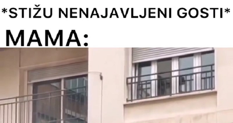 Svaka mama s Balkana ponaša se točno ovako kada dolaze gosti u posjet, snimka je hit