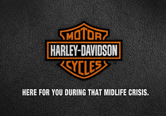 Harley Davidson- tu smo za vas kad vas uhvati kriza srednjih godina