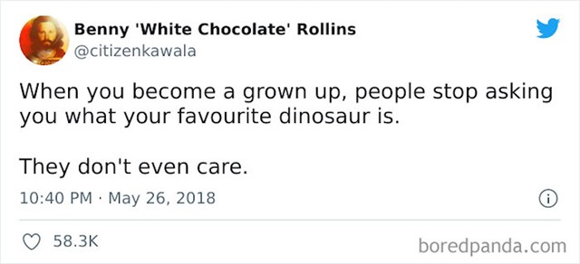 Ljude uopće više nije briga koji ti je najdraži dinosur...