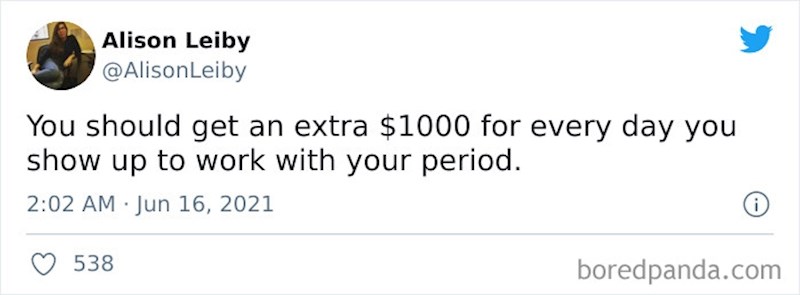 Tokom menstruacije, za svaki odrađeni dan trebale bi dobiti bonus!