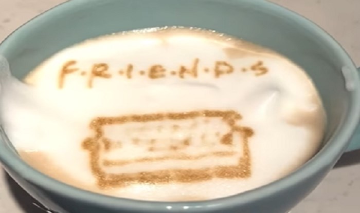 Tip je napravio uvodnu špicu popularnih Prijatelja u šalici kave, video je fascinantan