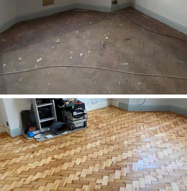 Parket star 40 godina kojem je trebao samo manji zahvat da bude kao nov!
