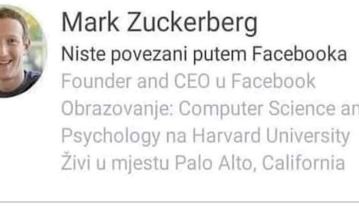Pitanje kojim su Hrvati zatrpali Zuckerbergov inbox izazvalo je salve smijeha u regiji; ovo je hit!