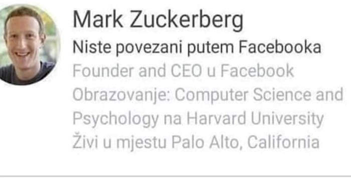 Pitanje kojim su Hrvati zatrpali Zuckerbergov inbox izazvalo je salve smijeha u regiji; ovo je hit!