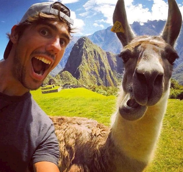 "Prijatelj šalje selfie s Machu Picchua"