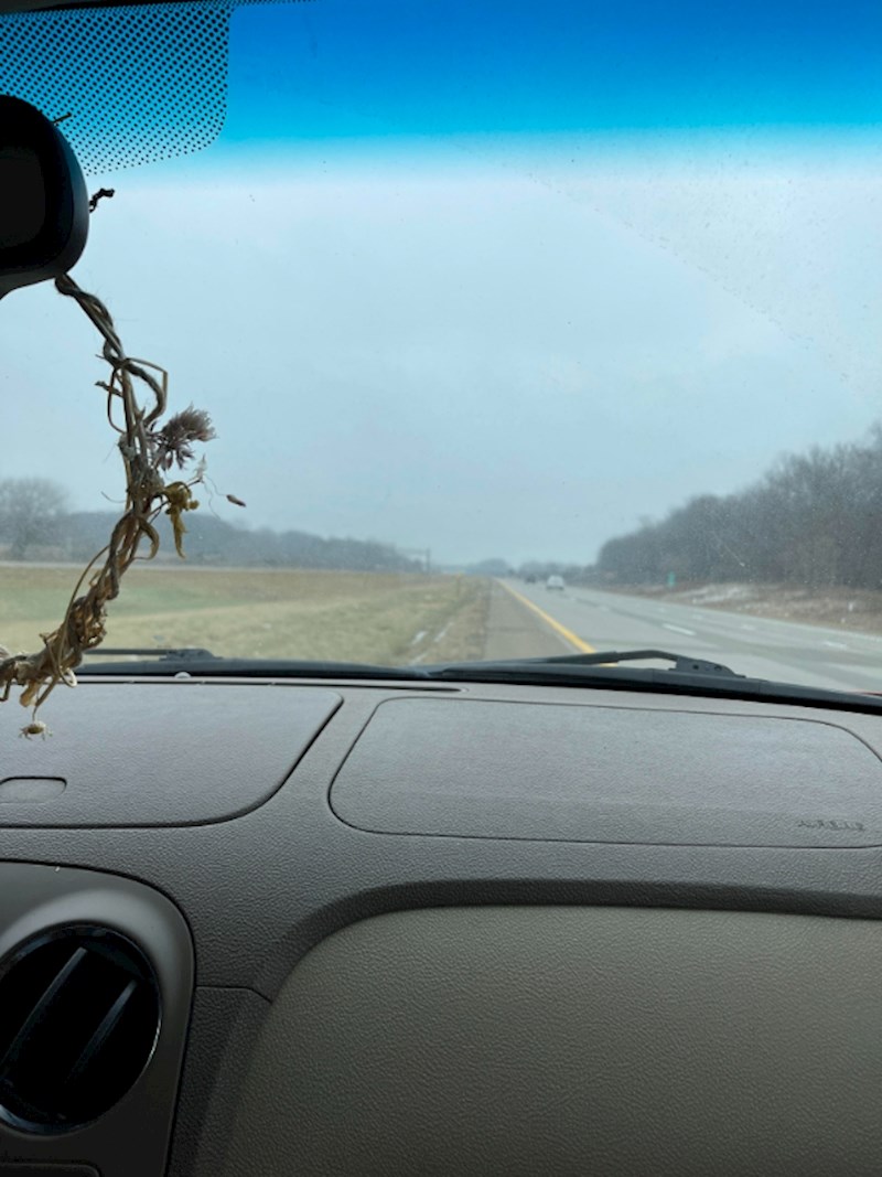 "Auto se pokvario sat i pol vremena prije kuće. Sretni mi blagdani"