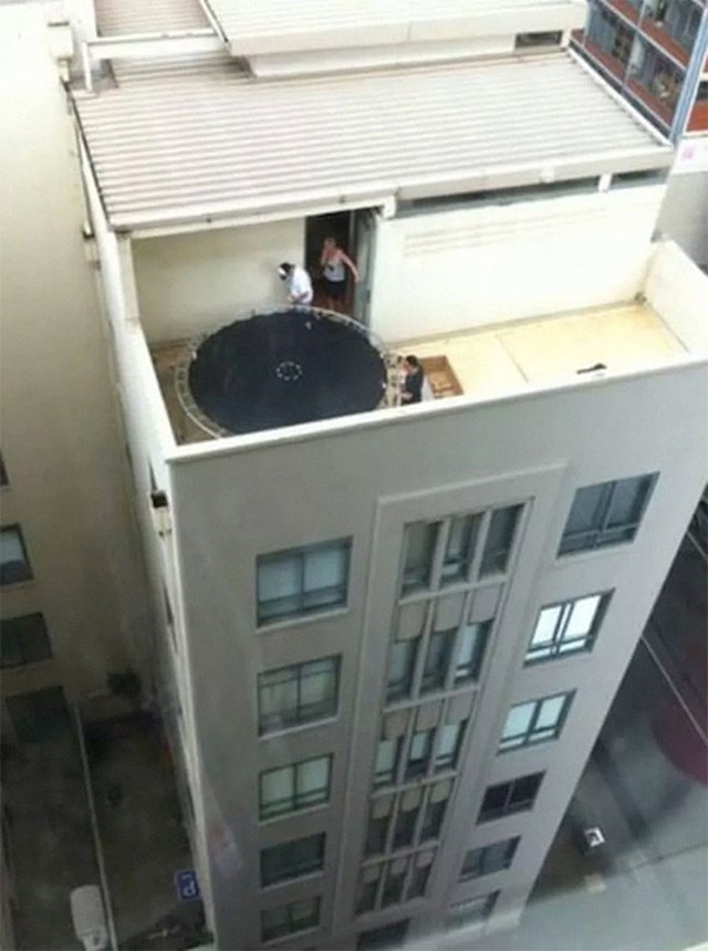 12. Dosta loše mjesto za trampolin
