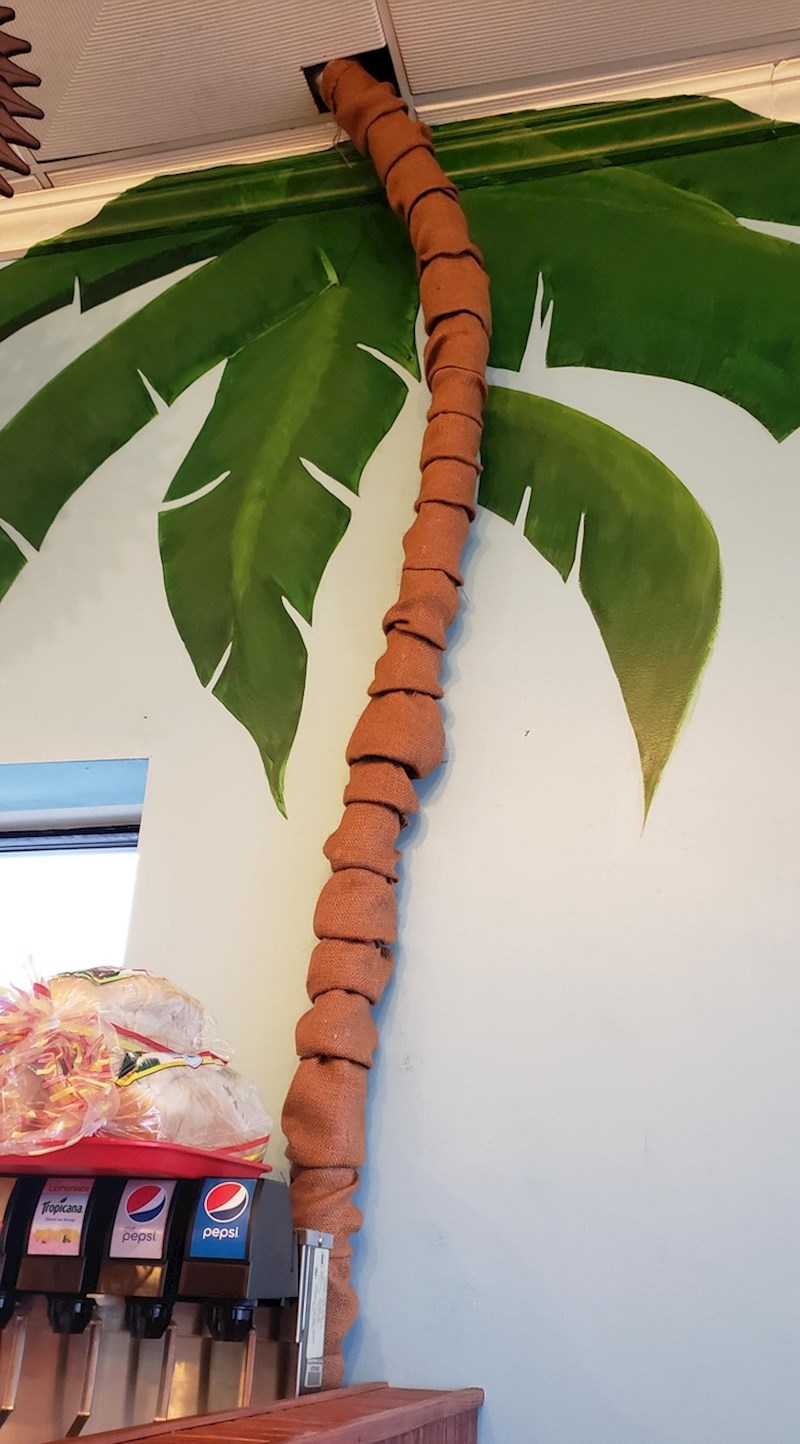 Odlična kamuflaža obzirom da je riječ o restoranu na Jamajci!