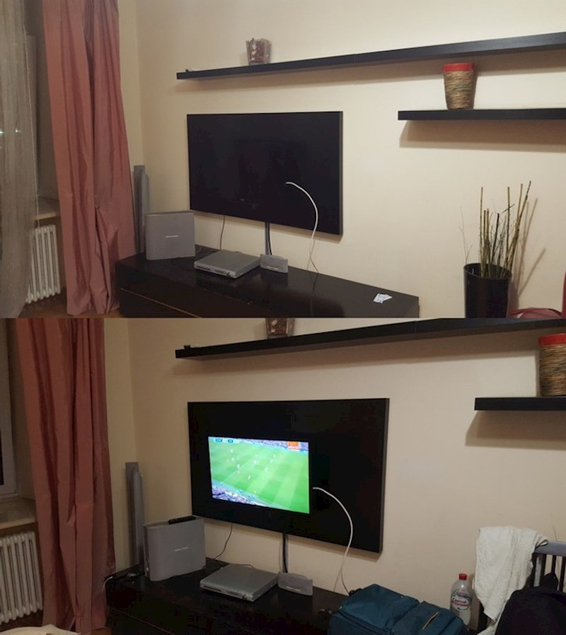 "Veselili smo se velikom ekranu u iznajmljenom stanu, kad ono..."