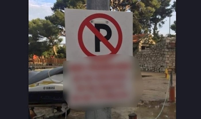 Društvenim mrežama širi se fotka znaka za zabranu parkiranja; ono što piše ispod je predobro!