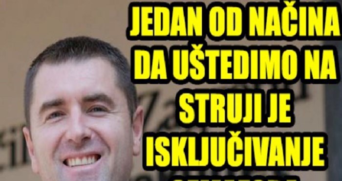 Fora prikazuje prijedlog ministra Filipovića za uštedu struje, odmah će vam biti jasno zašto je hit!