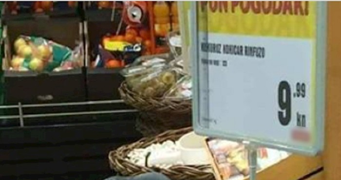 Netko je snimio neobičan prizor u jednom hrvatskom dućanu, morate vidjeti