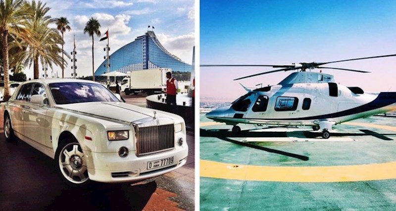 Pristup hotelu moguć je samo privatnim helihopterom ili hotelskim Rolls Royceom