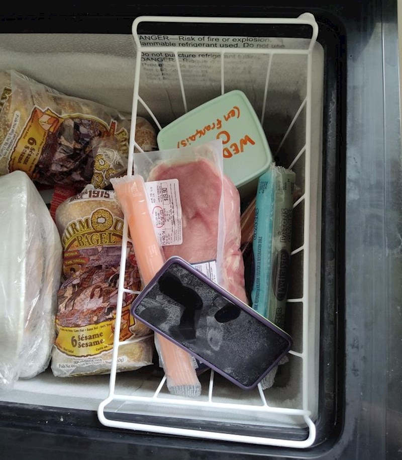 "Nekoliko dana sam tražila mobitel. Kad sam konačno odustala i kupila novi, pronašla sam stari u zamrzivaču. Hvala trudničkom mozgu"