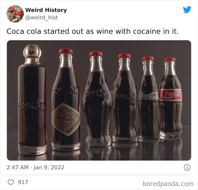 Coca-Cola je u početku bila vino koje je sadržavalo i kokain!