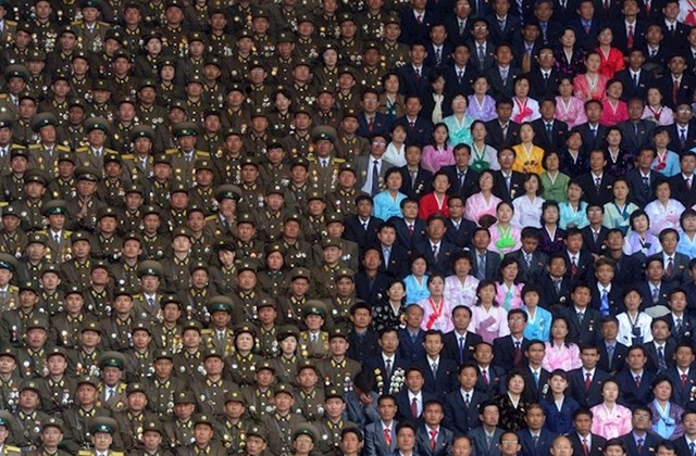 Prizor sa stote obljetnice rođenja osnivača Sjeverne Koreje, Kim Il-sunga