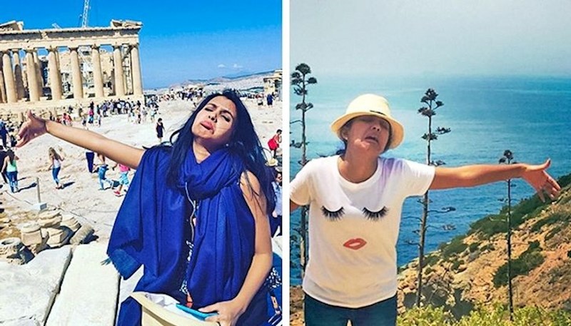 Muž nije dobio vizu pa je otišla sama na putovanje i slala mu ovakve slike"