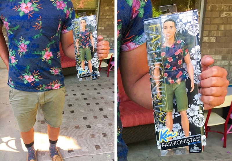 Kći je kupila Kena obučenog kao ja