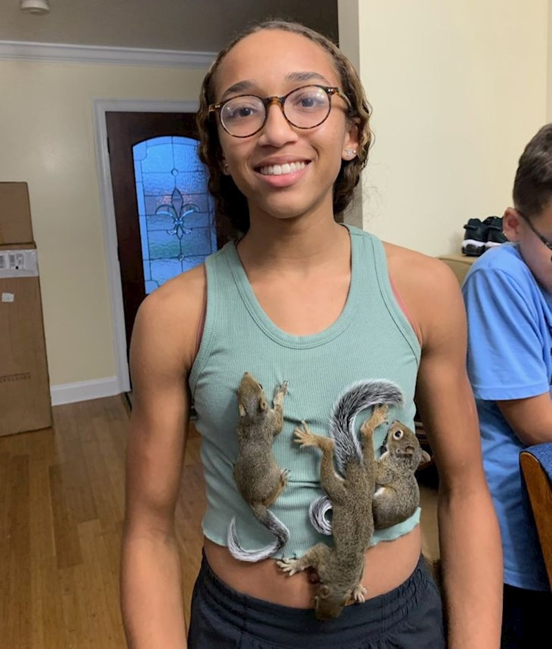 "Moja sestra je spasila vjeverice koje je pronašla nakon uragana"