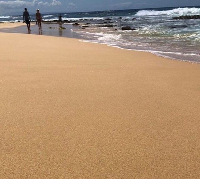 Savršen pijesak na jednoj plaži