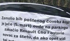 Masovno se šera lijepa poruka s jednog parkinga u Srbiji, ovo će vam vratiti vjeru u ljude