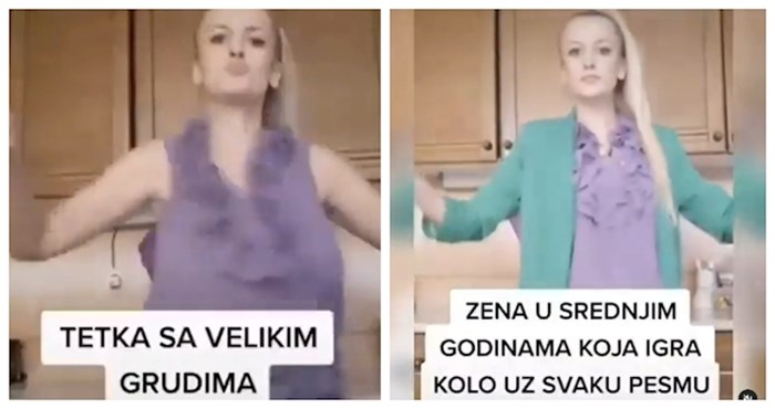 Cura imitira ples različitih tipova žena na svadbama, malo je reći da je snimka hit! Morate vidjeti