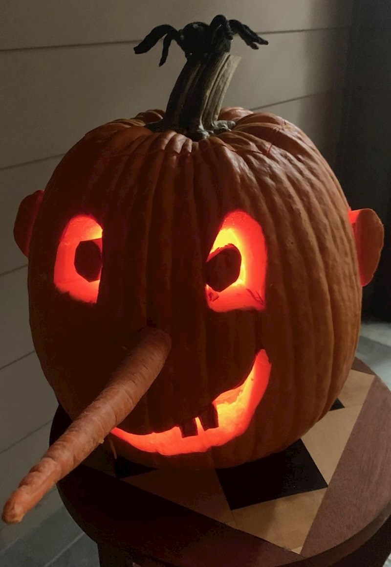 U našem dvorištu uvijek najbolje bundeve, a sve zahvaljujući tati koji doda onaj završni detalj!