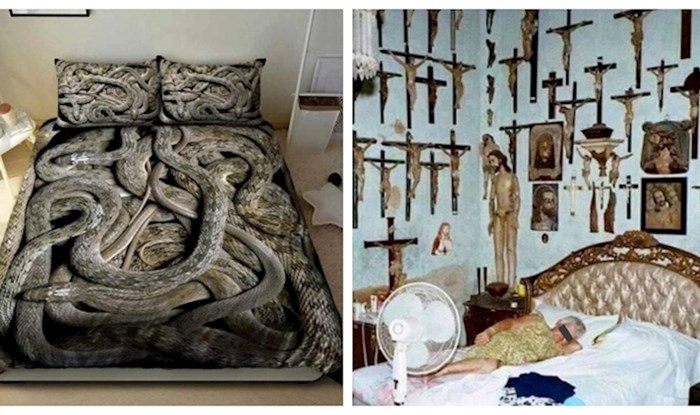 17 spavaćih soba koje su toliko jezive da čisto sumnjamo da biste u njima oka sklopili