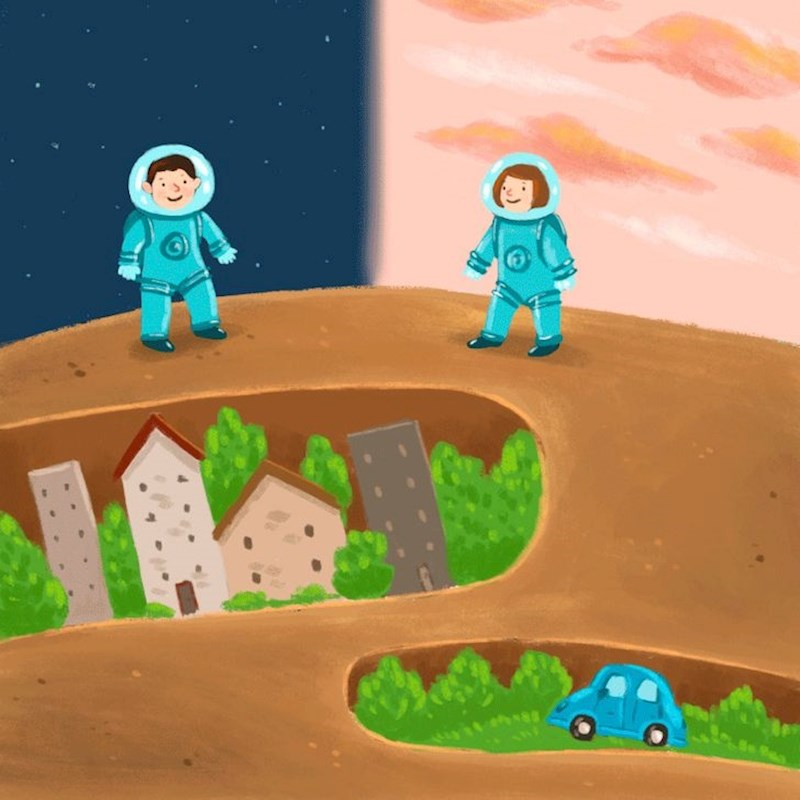 Ljudi bi mogli živjeti samo na granici između tople i hladne hemisfere, ako bi uopće preživjeli