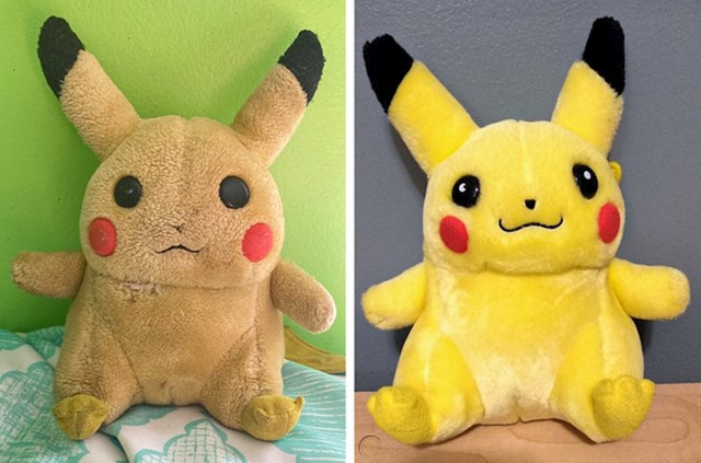 "Pikachu kojeg sam dobila početkom 2000-ih od roditelja i potpuno novi kojeg sam slučajno vidjela i morala sam ga uzeti"