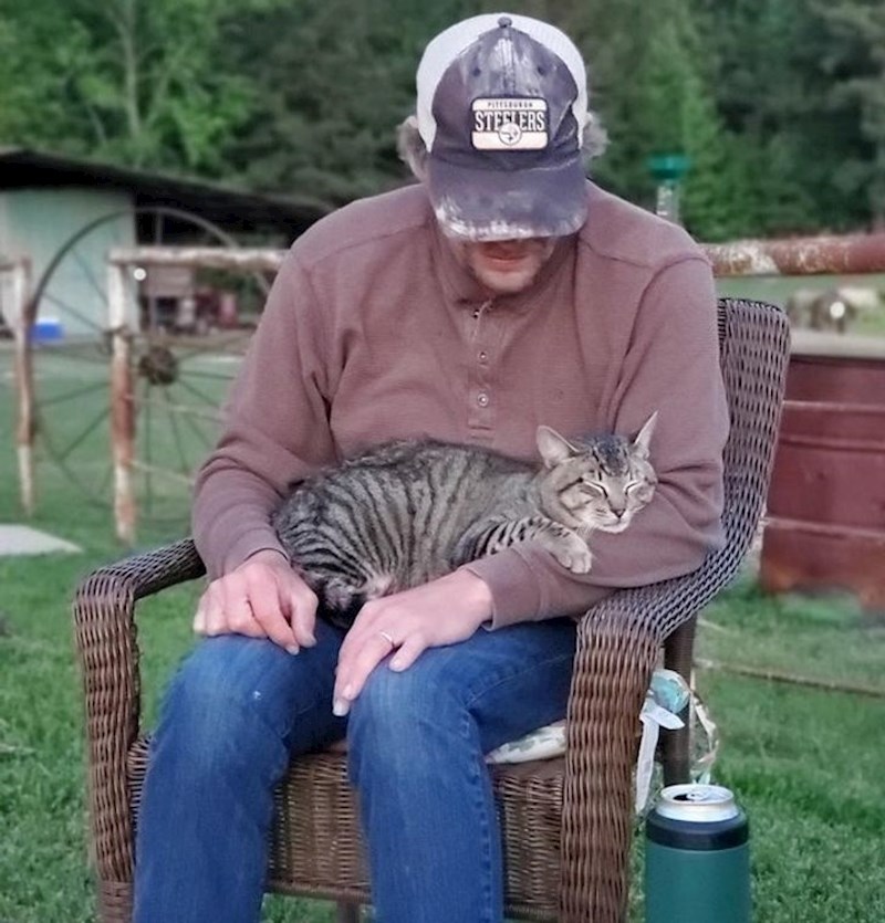 Moj muž je magnet za životinje. Ovo uopće nije naša mačka!