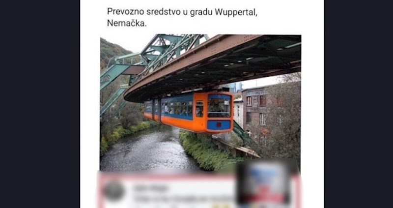 Tip objasnio nedostatak ovog prijevoznog sredstva naspram običnog vlaka; urnebesan je!
