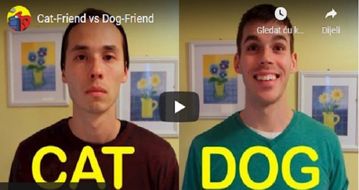 VIDEO Pogledajte kako su ovi momci prikazali razlike u ponašanju između pasa i mačaka. Genijalno!