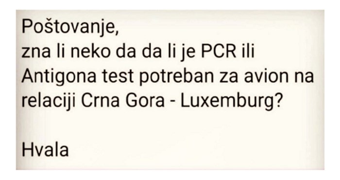 Tip se zeznuo pa antigenski test nazvao "Antigona test", odgovor je preveliki hit, morate vidjeti