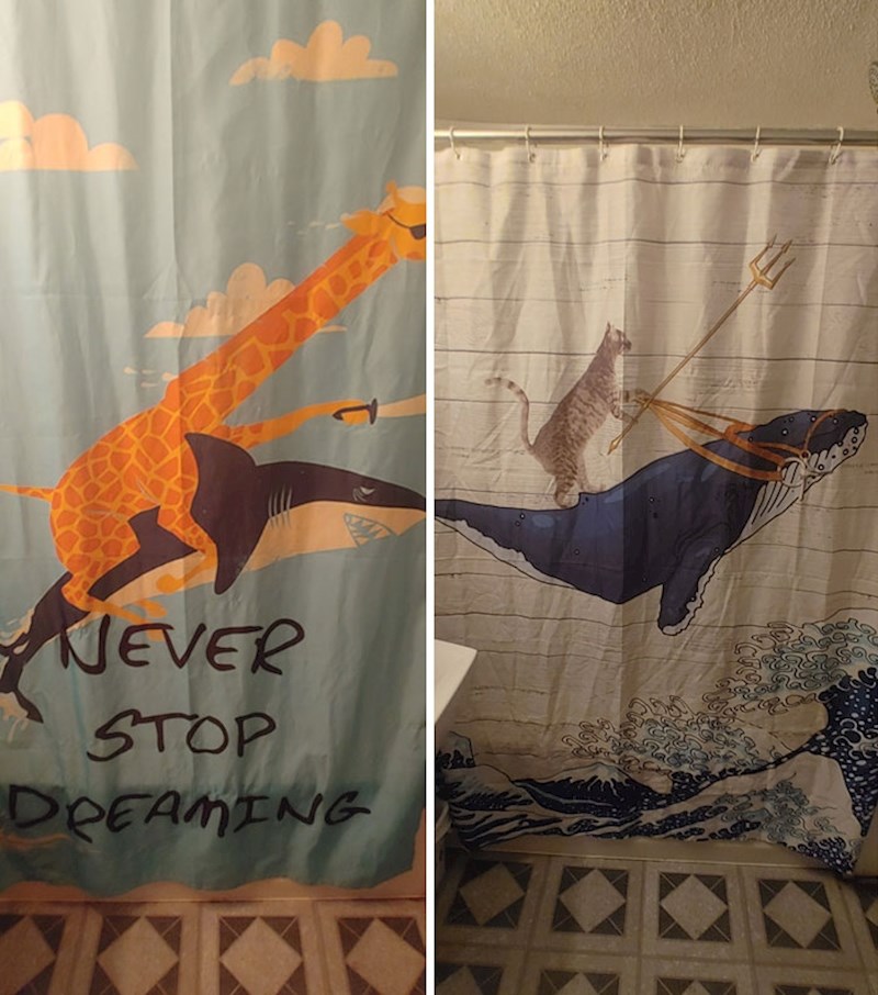 8. "Došlo je vrijeme da zamijenim zastor za kadu jer je star, a i bilo je vrijeme za nešto ozbiljnije"