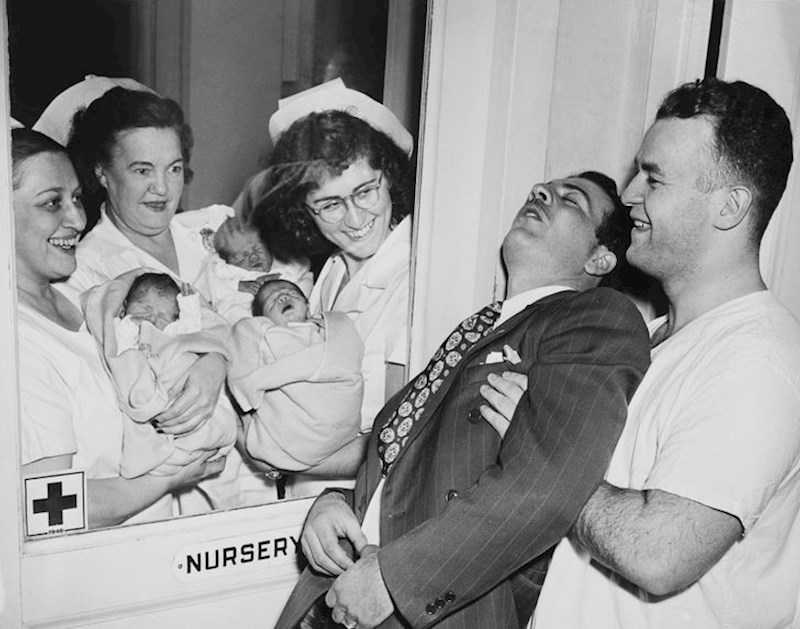 Reakcija oca na trojke