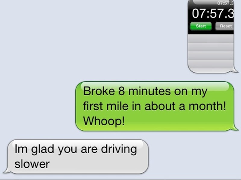 Tata trola sina koji je ponovno počeo trčati nakon duže pauze